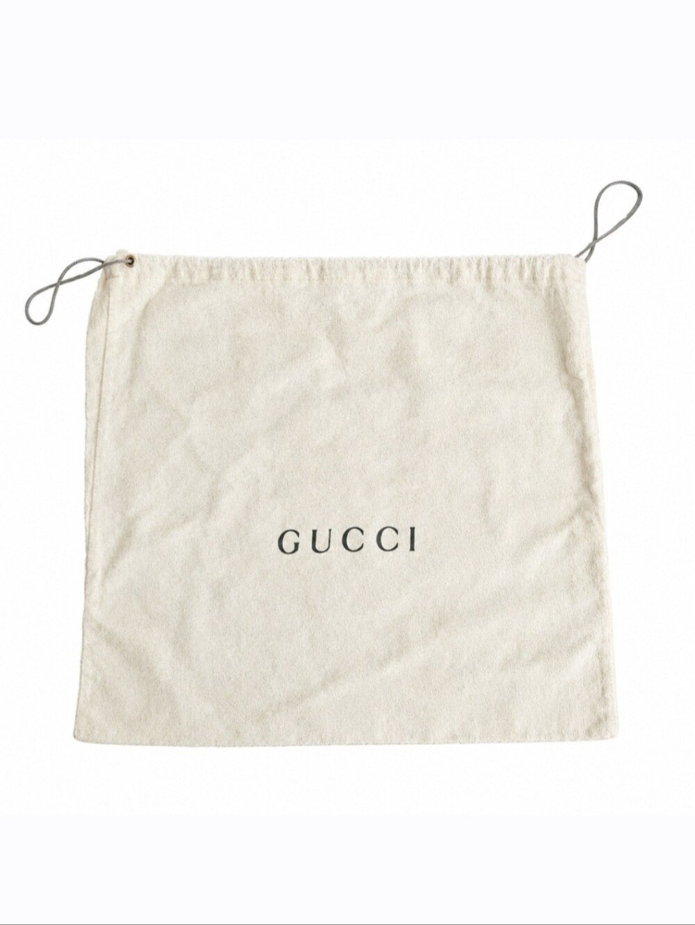 Gucci White Wool Dust Bag